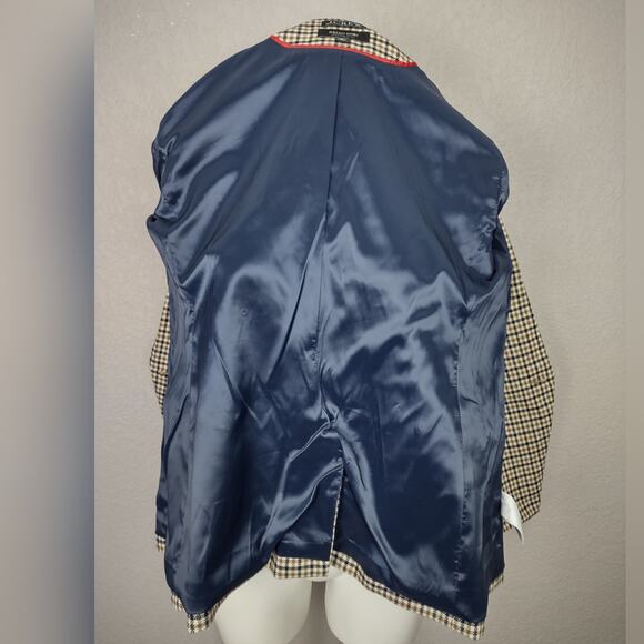 J. Crew Brynn Double Breasted Blazer Jacket in Plaid Italian Wool Blend size 10 - Picture 16 of 16